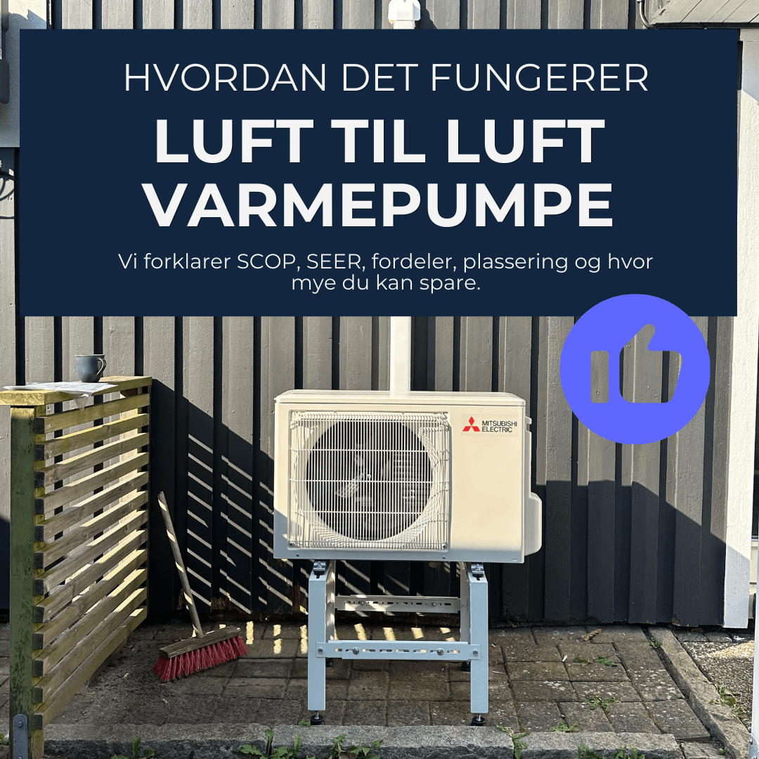 Luft til luft varmepumpe - hvordan det fungerer - KlimaTime.no