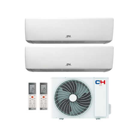 Cooper&Hunter Nordic Multi 6.5kW luftvärmepump med 2 innedelar - KlimaTime.no