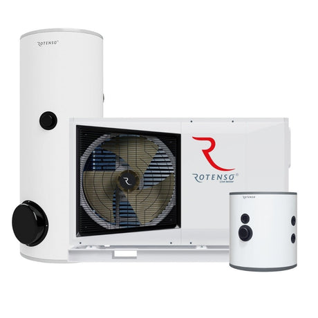 Rotenso 6kW Windmi Paket Monoblock Villa - paket Luft - vattenvärmepump - KlimaTime.no