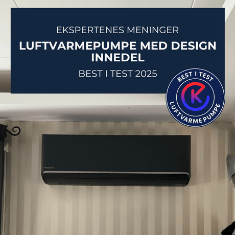 Designer luftvarmepumpe best i test 2026 - KlimaTime.no
