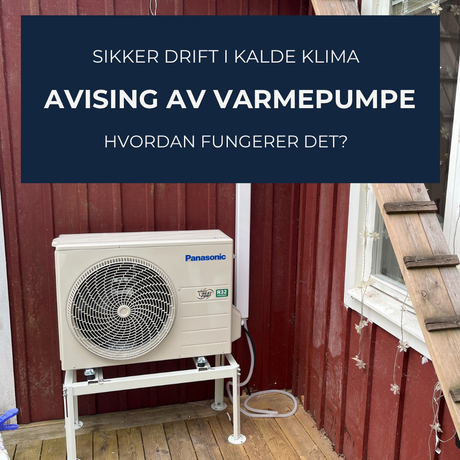 Avising av varmepumpe