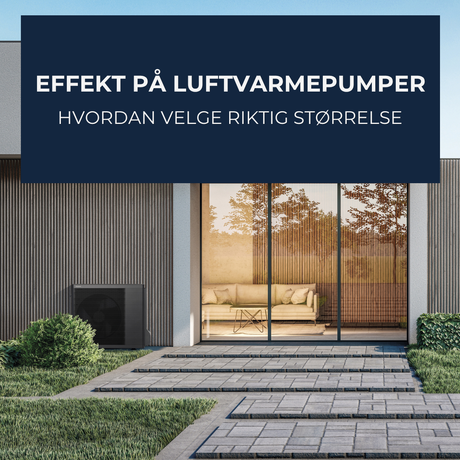 Effekt på luftvarmepumper omslag