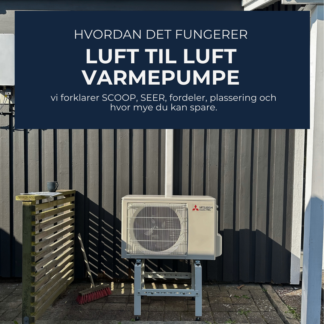 Luft til luft varmepumpe - hvordan det fungerer