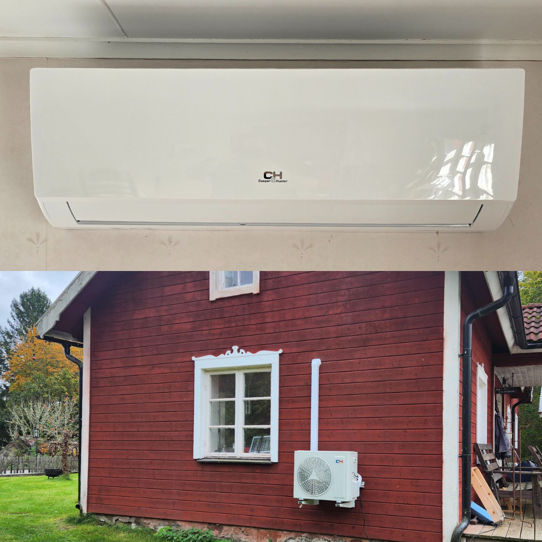 Installasjon av varmepumpe CooperHunter Villa 