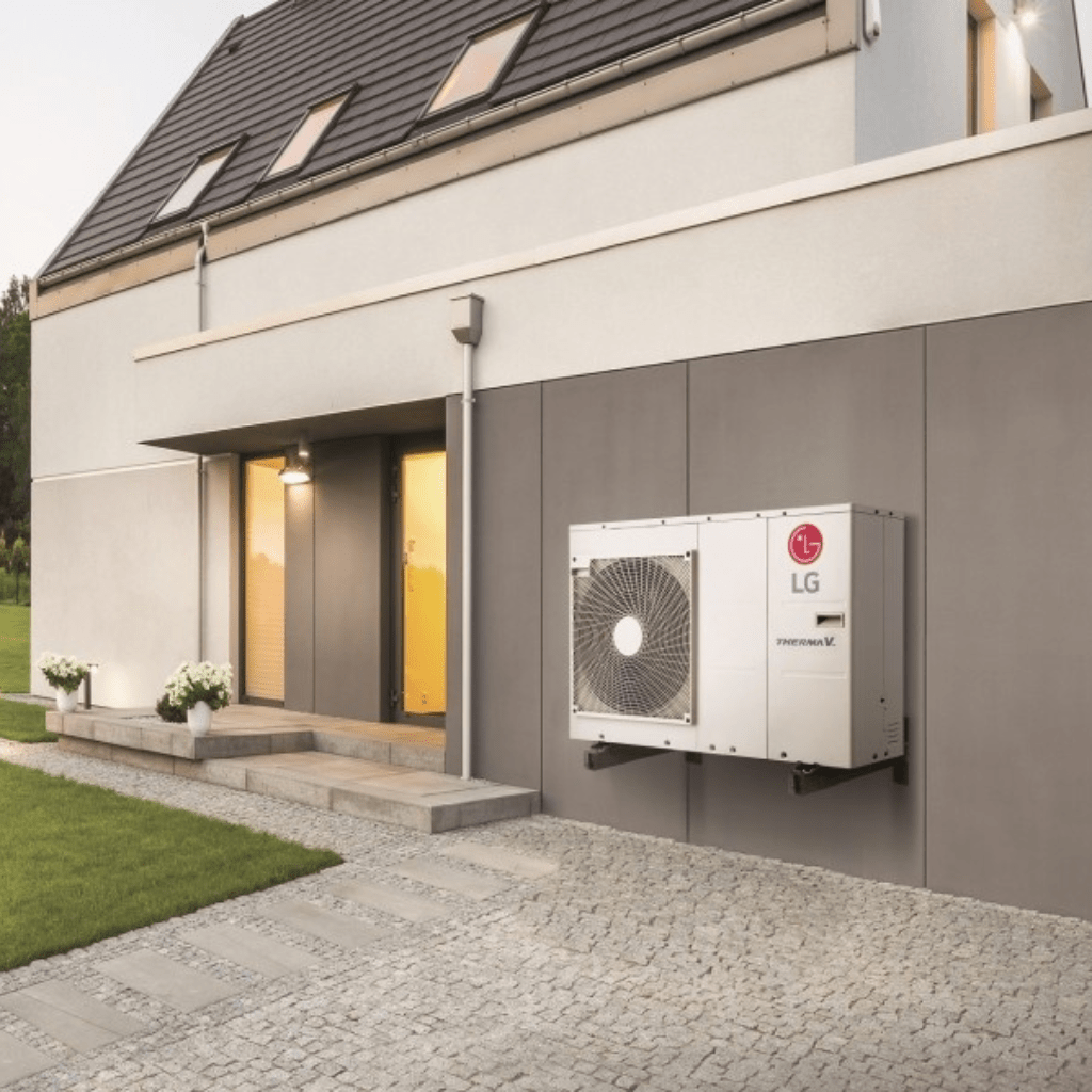 LG 7kW Therma V S Monoblock luft - vattenvärmepump - KlimaTime.no
