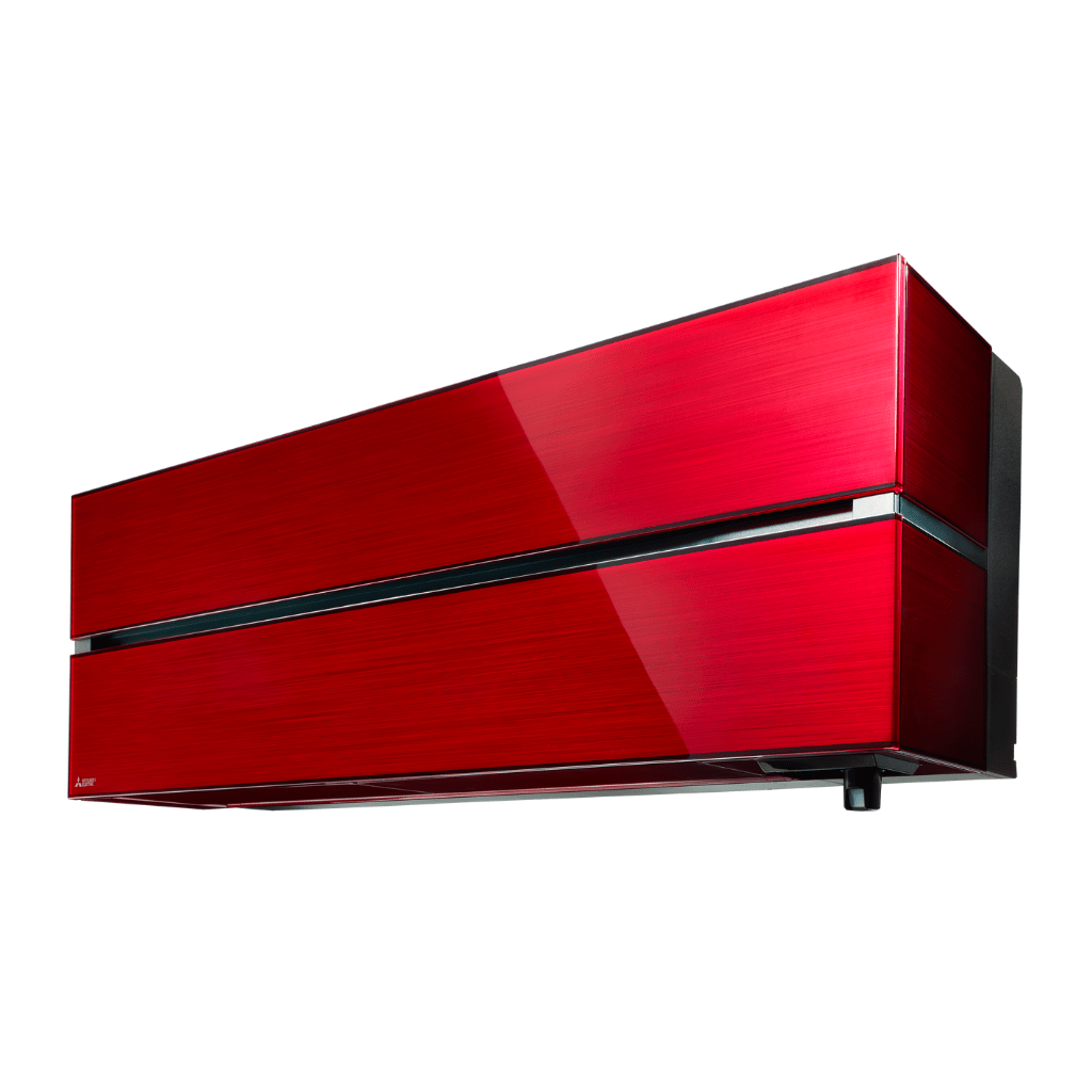Mitsubishi Electric KAITEKI 6300 Rubinrød Varmepumpe - KlimaTime.no