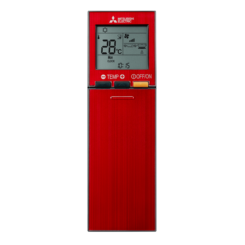 Mitsubishi Electric KAITEKI 6600 Rubinrød Varmepumpe - KlimaTime.no