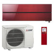 Mitsubishi Electric KAITEKI 6600 Rubinrød Varmepumpe - KlimaTime.no