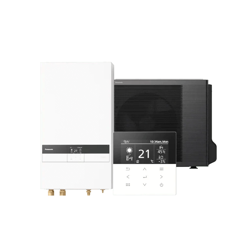 Panasonic 5kW Aquarea High Performance K Split Bi - block luft - vattenvärmepump - KlimaTime.no