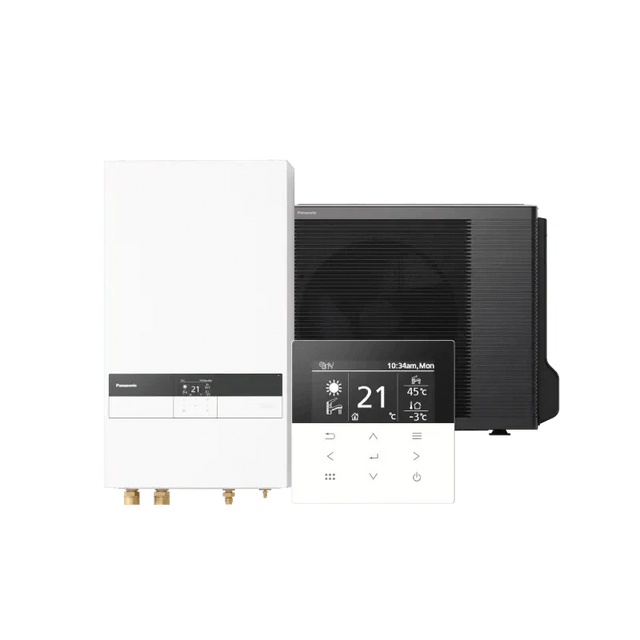 Panasonic 5kW Aquarea High Performance K Split Bi - block luft - vattenvärmepump luft - vattenvärmepump - KlimaTime.se