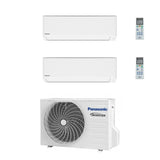 Panasonic TZ25 7.2kW luftvärmepump med 2 innedelar - KlimaTime.no