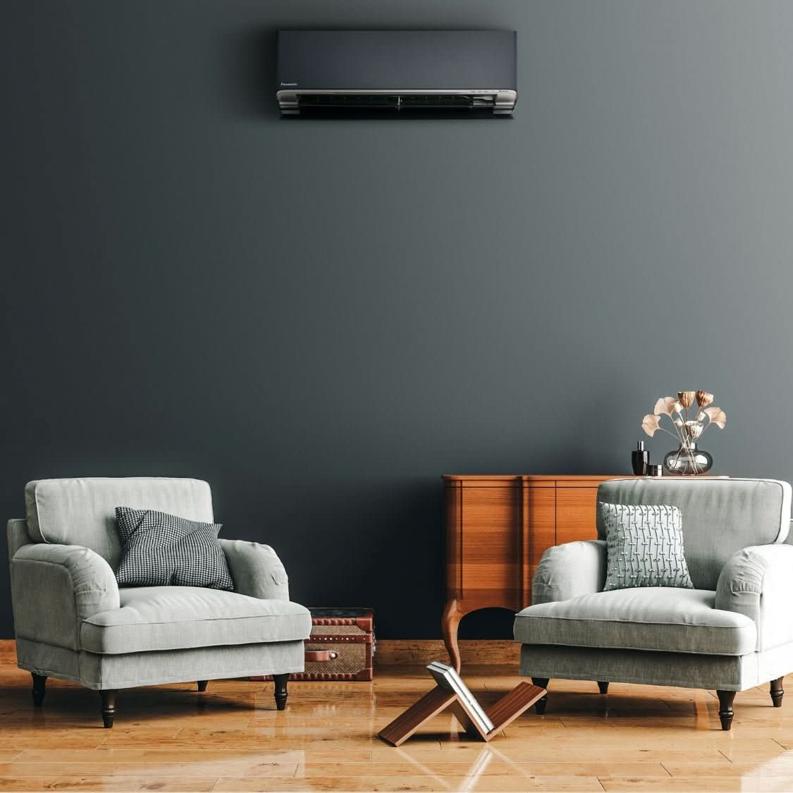 Panasonic Z25ZKEW 7.2kW luftvärmepump med 2 innedelar - KlimaTime.no
