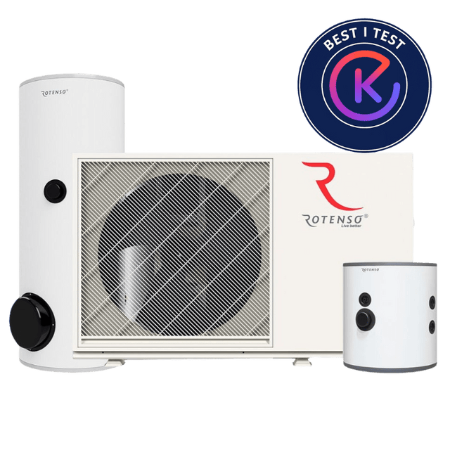 Rotenso 8kW Airmi Paket Monoblock Villa - pakke Luftvannsvarmepumpe - KlimaTime.no