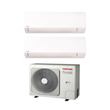 Toshiba Polar 25&35 hvit Multi Varmepumpe - KlimaTime.no